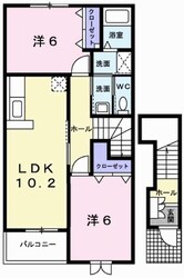 エレガント・河東の物件間取画像